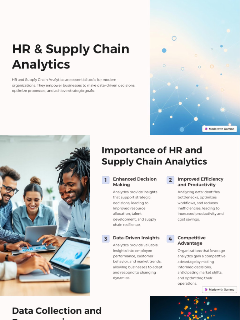 HR and Supply Chain Analytics | PDF | Analytics | Supply Chain