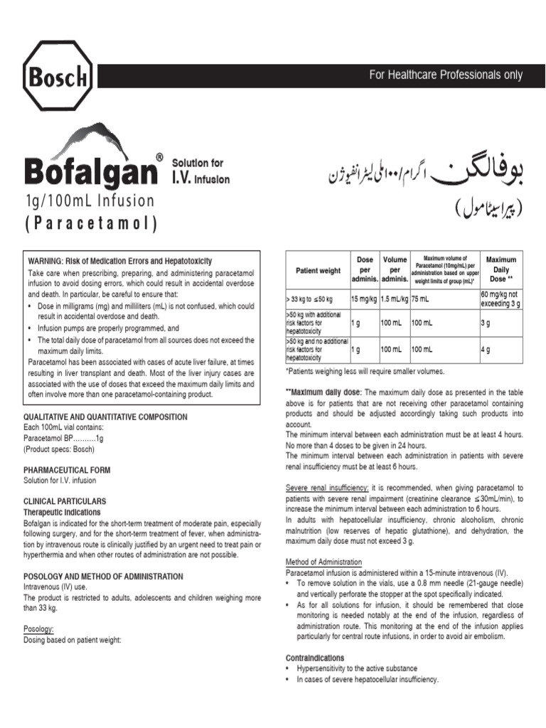 Bofalgan IV Injection: Uses and Guidelines | PDF | Hepatitis ...