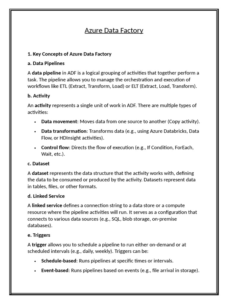 Azure Data Factory | PDF | Microsoft Azure | Databases
