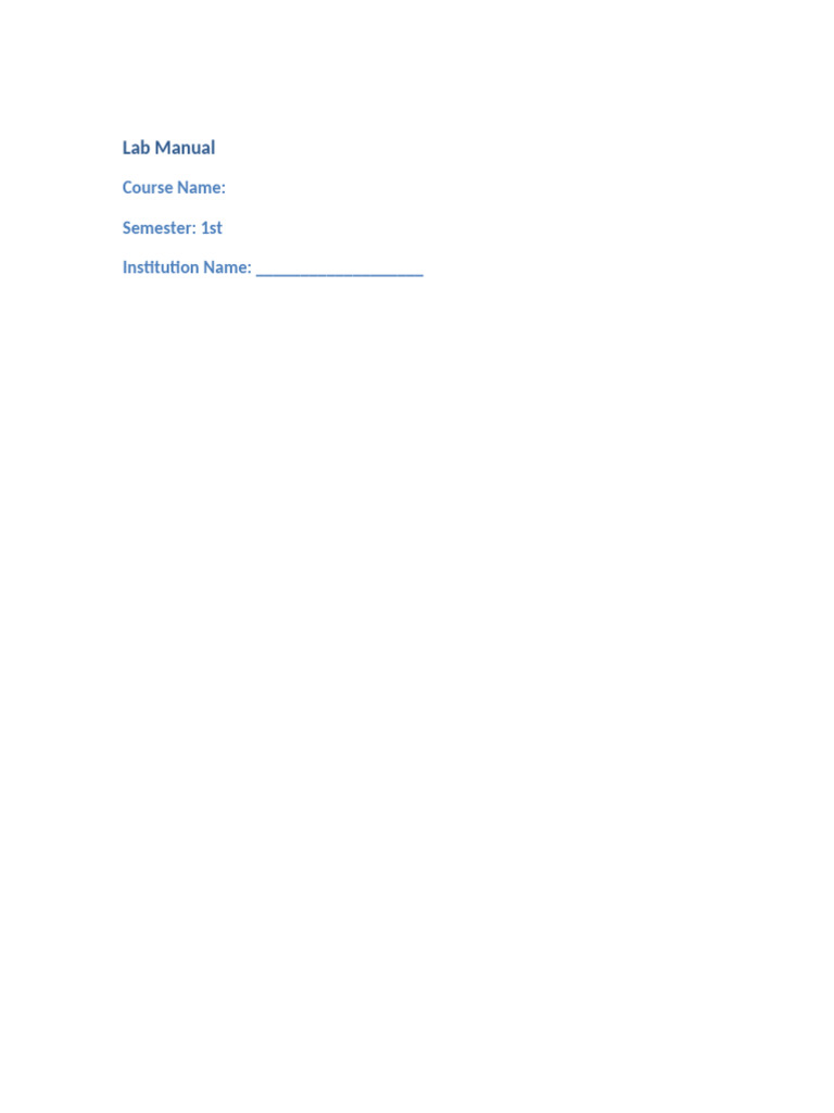 BSN Computer Skills Lab Manual | PDF | Microsoft Excel | Microsoft Word