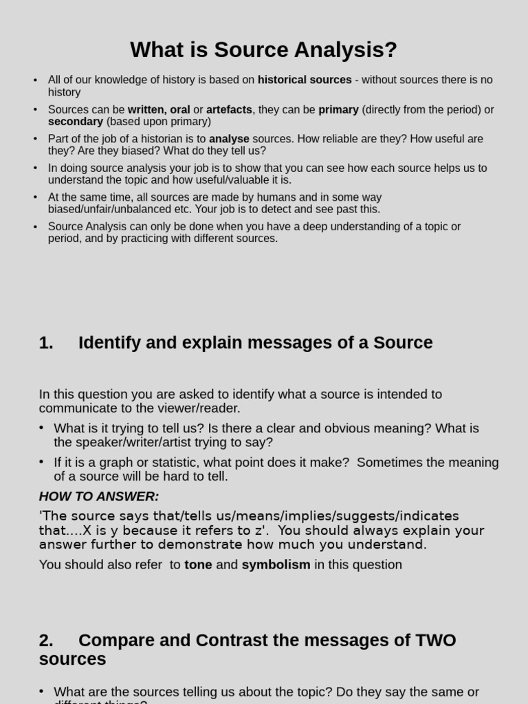 2024 Y11 Source Analysis Intro | PDF | Psychological Concepts ...