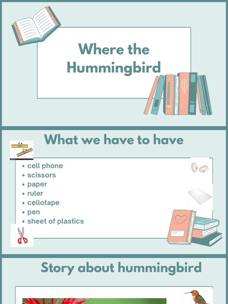 Hummingbird Spring Pollination Guide | PDF