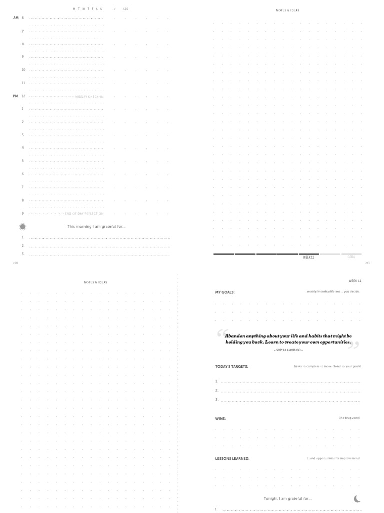 Best Self Journal Split Pages FULL-pages-14 Booklet | PDF