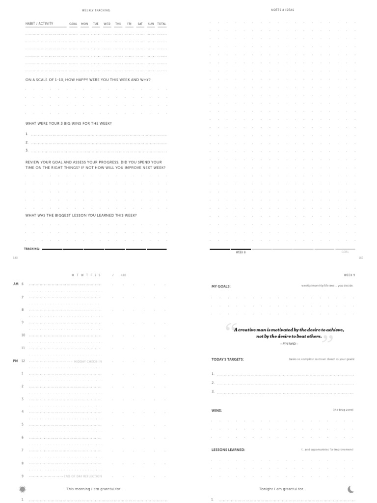 Best Self Journal Split Pages FULL-pages-11 Booklet | PDF | Behavior ...