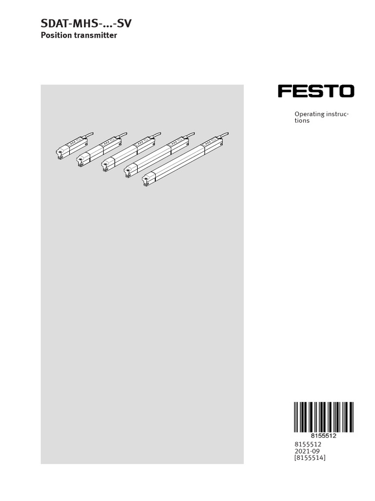 Festo SDAT-MHS Position Transmitter Guide | PDF | Electromagnetism ...
