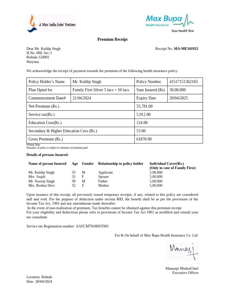 Health Insurance | PDF | Taxes | Insurance