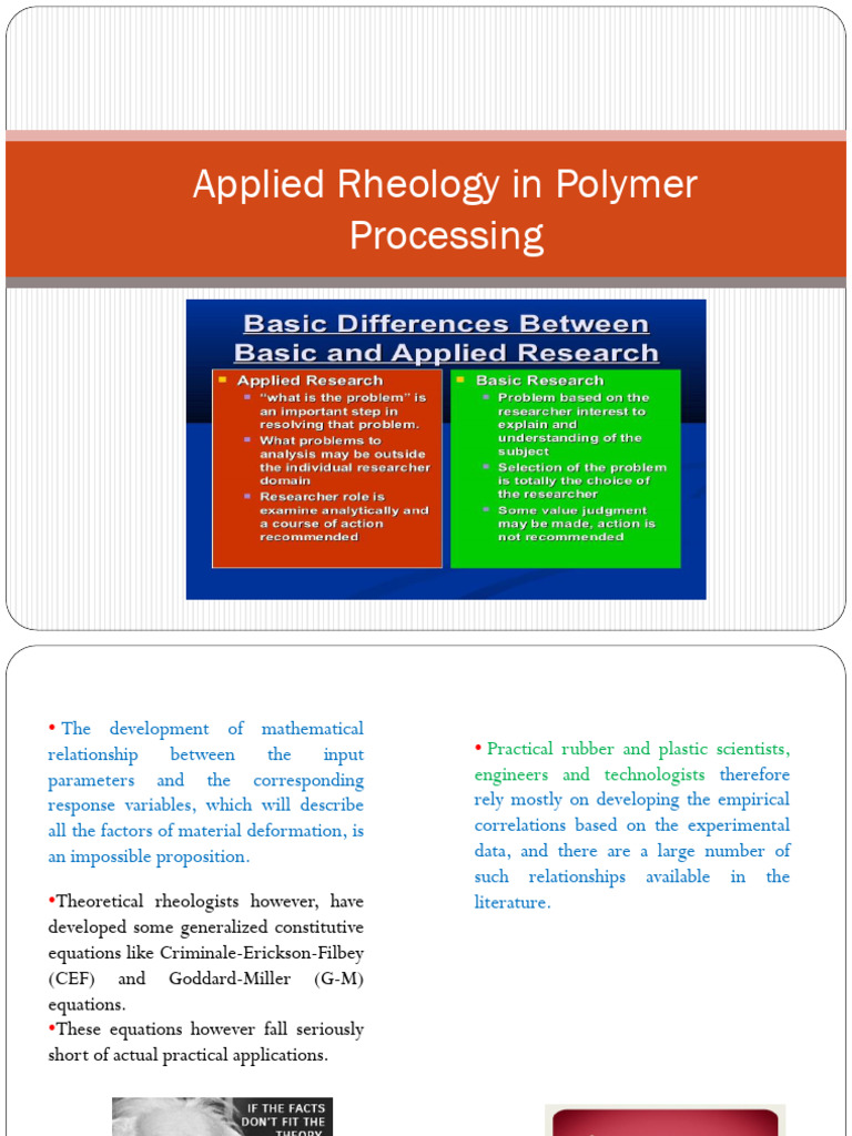 Rheology in Polymer Processing Explained | PDF | Rheology | Viscosity