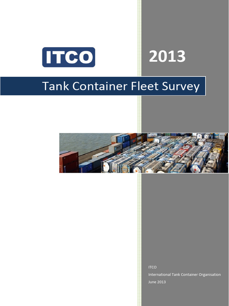 ITCO 2024 Tank Container Fleet Insights | PDF | Lease | Shipping