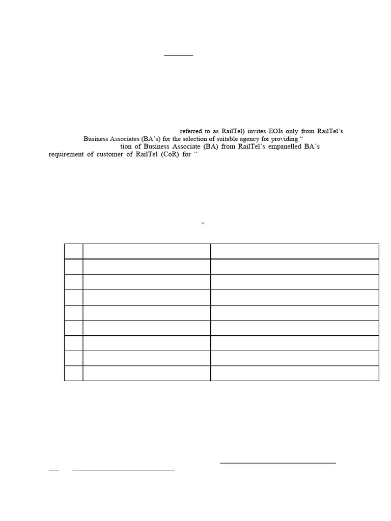 RailTel EOI for Integrated Communication System | PDF