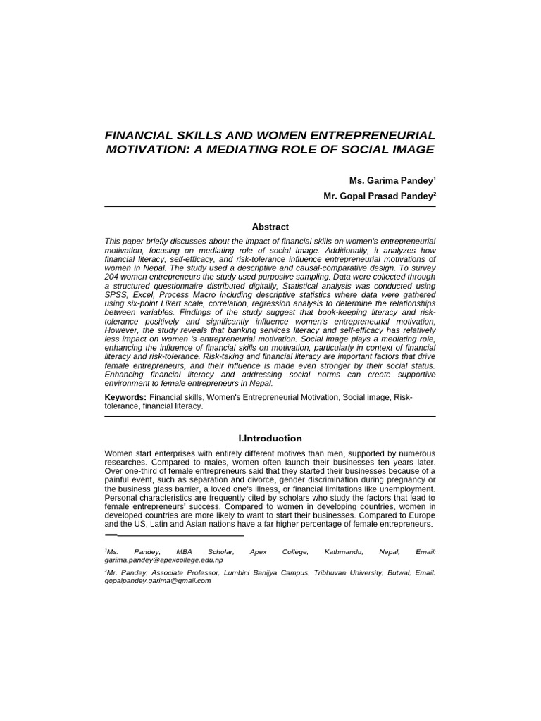 Article - Garima & Gopal Pandey | PDF | Coefficient Of Determination ...