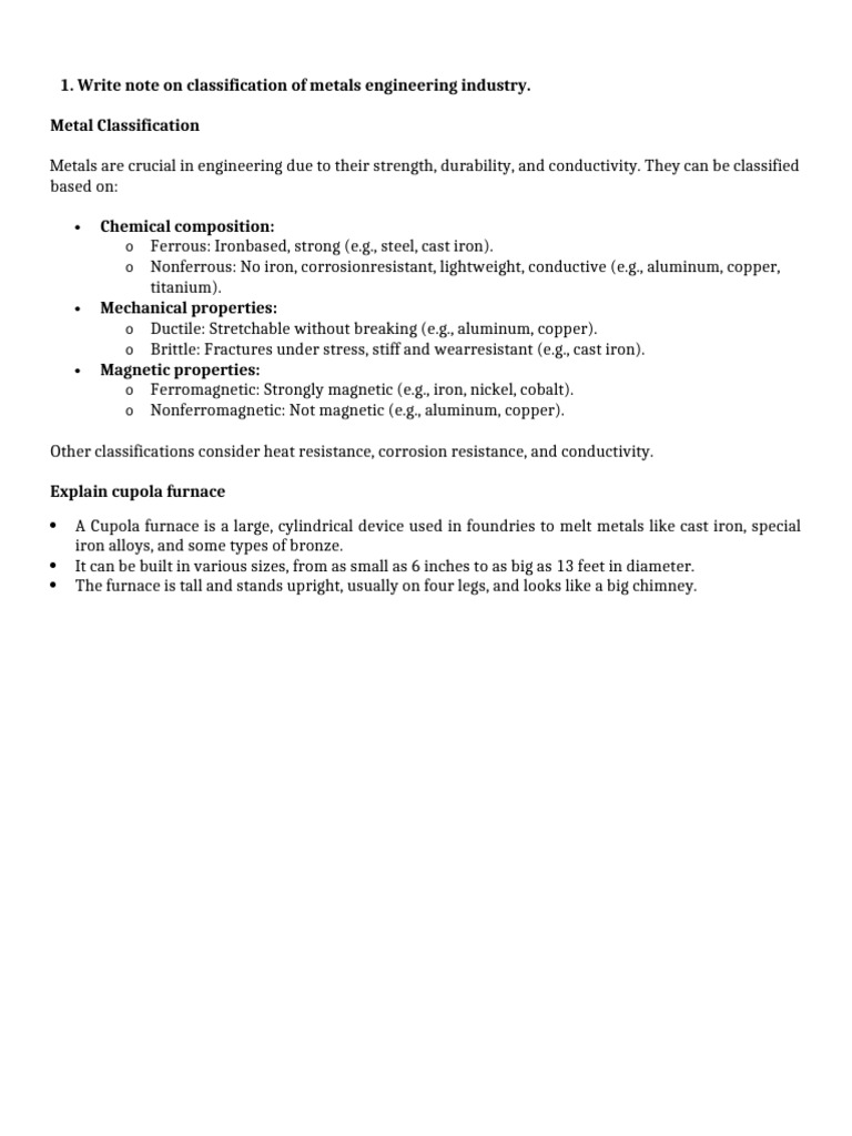 Classification of Metals in Engineering | PDF | Steel | Stainless Steel