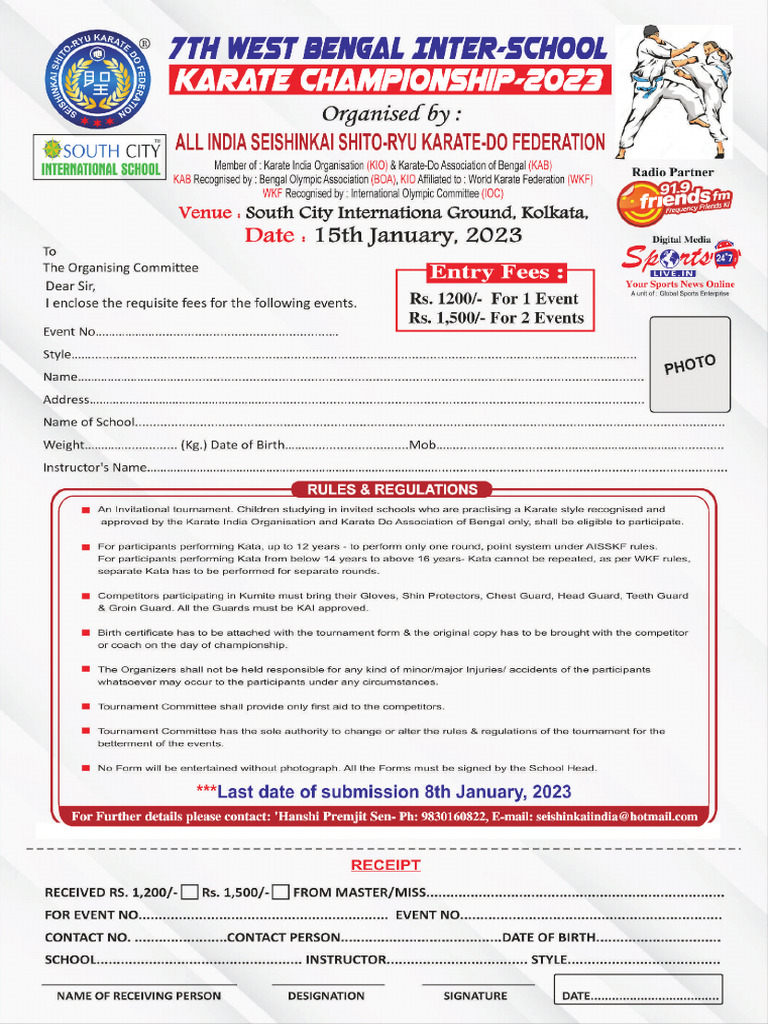 Tournament Form | PDF