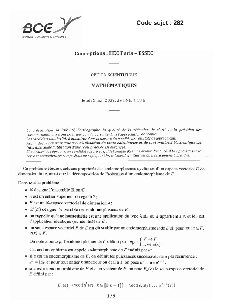 Imprimerie Nationale: Code 282 | PDF