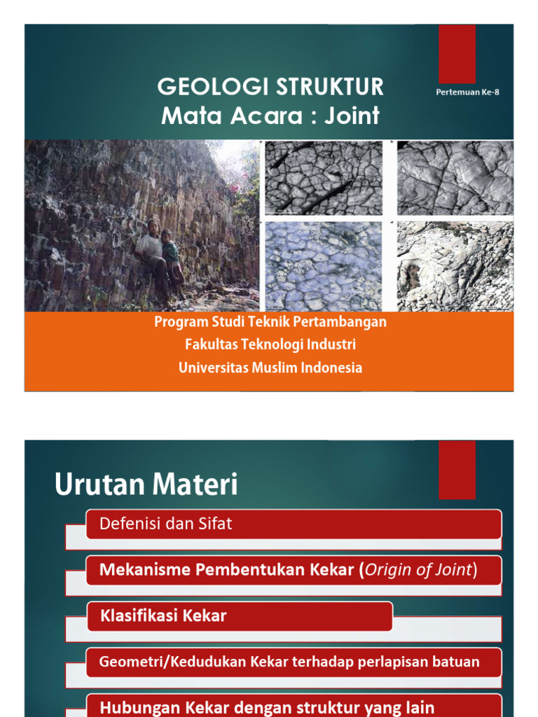 Mekanisme dan Klasifikasi Kekar | PDF