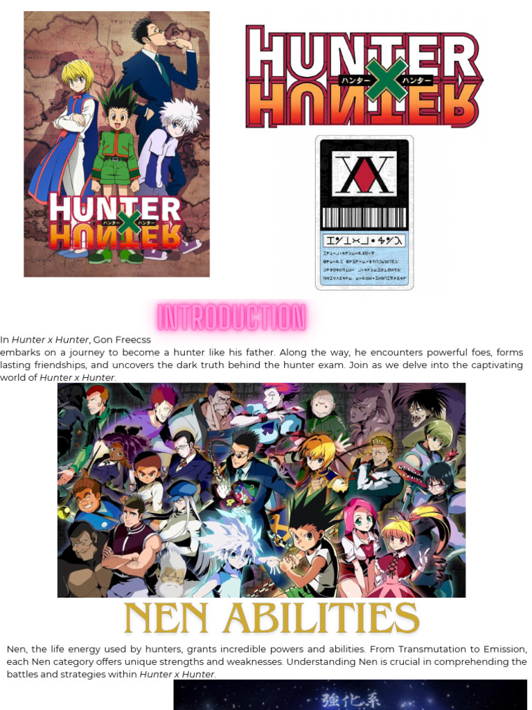 Understanding Nen in Hunter x Hunter | PDF