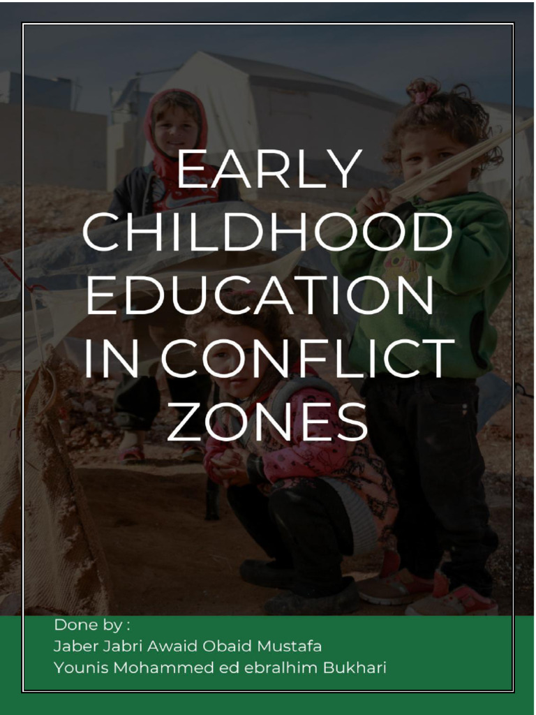 ECE Solutions for Children in Conflict Zones | PDF | Survey Methodology ...