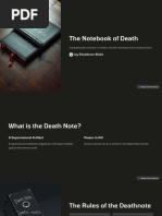 Death Note How To Use Rules 1-10 | PDF | Death | Human