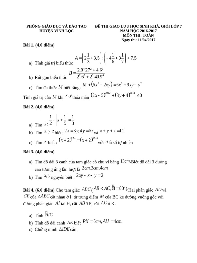 ĐỀ 73 | PDF