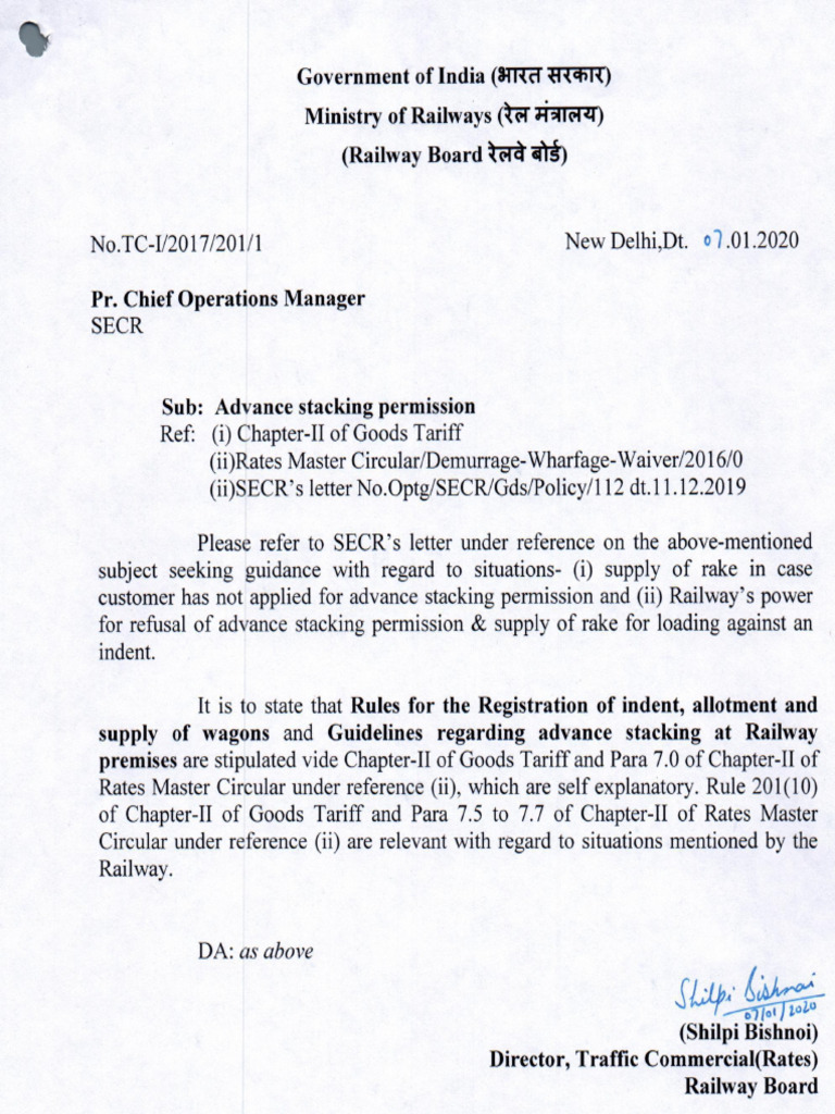 Advance Stacking Permission | PDF