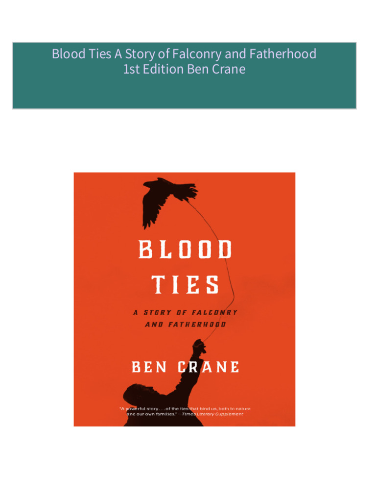 Instant ebooks textbook blood ties a story of falconry and fatherhood