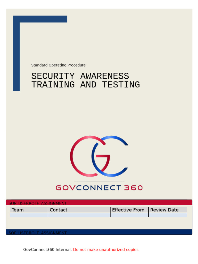 Security Awareness and Training | PDF | Information Security | Computer ...
