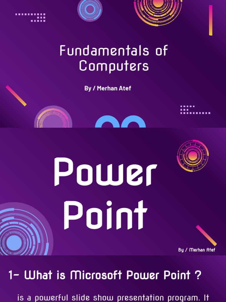 Fundamental Of Computer Science Section 4 Pdf Microsoft Office