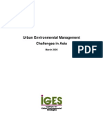 Urban Environmental Management in Asia 2005