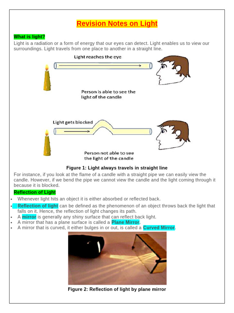 revision-notes-on-light-class-7-pdf-rainbow-mirror