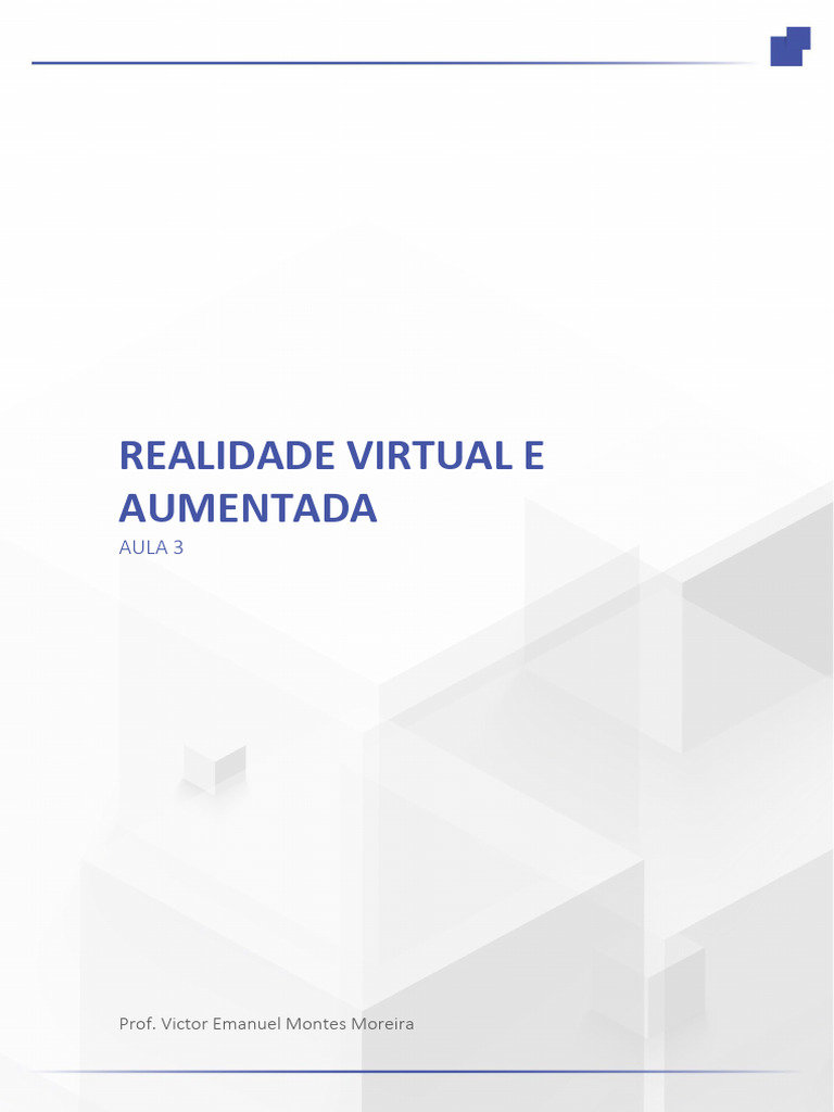 Aula03 | PDF | Desenvolvimento ágil de software | Realidade aumentada