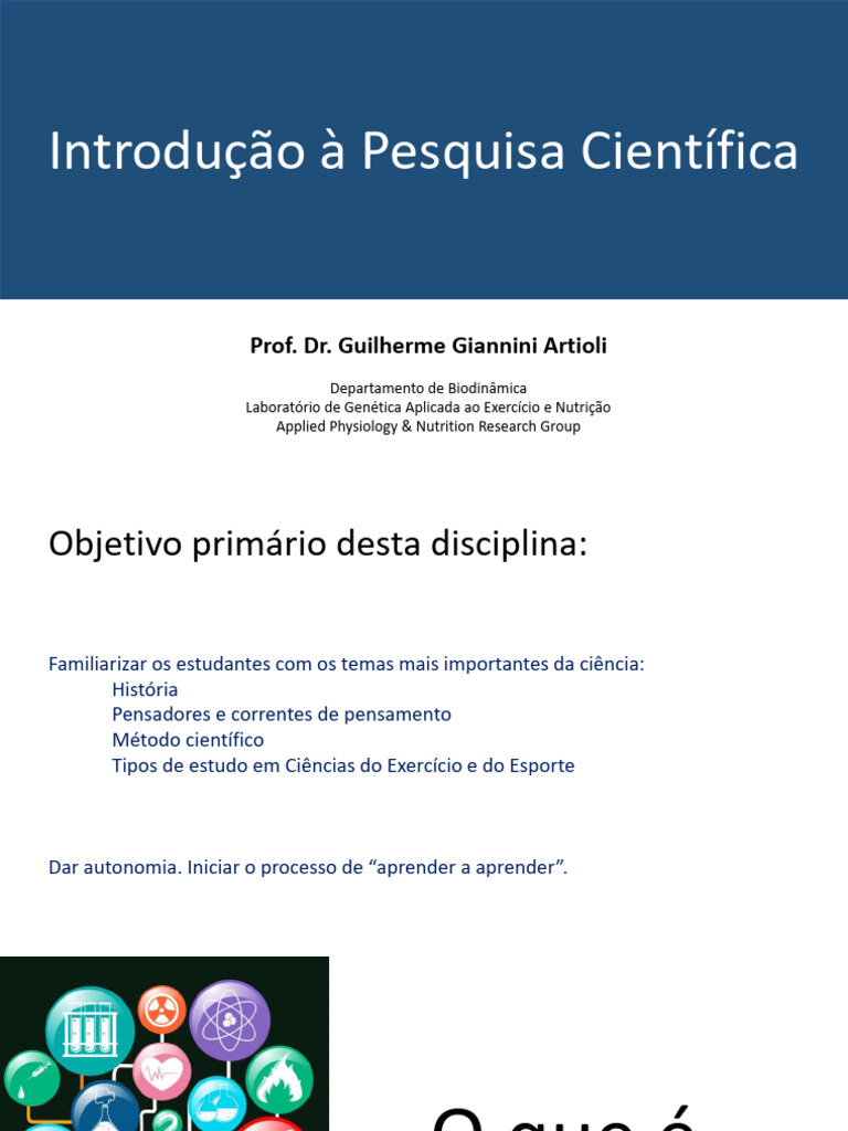 Aula 1 - Introdução e Apresentação Da Disciplina 2020 - PDF GOSTEI DA ...