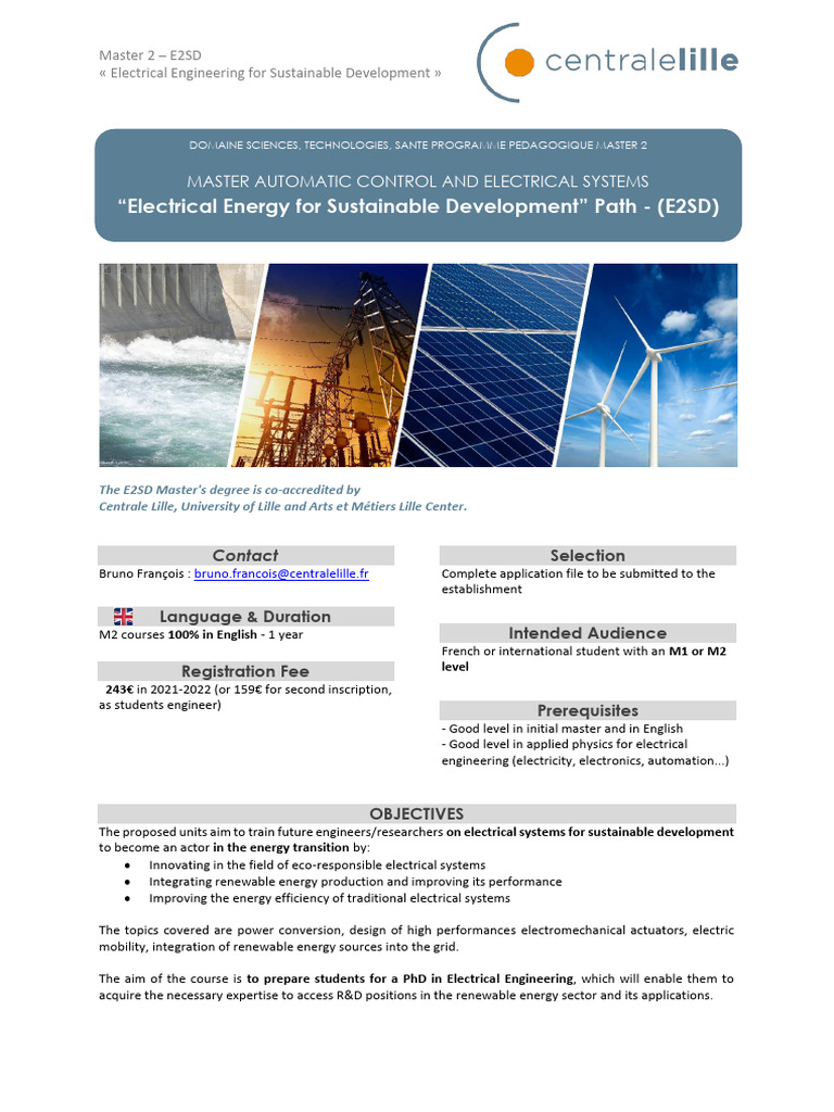 Master Ase E2sd | PDF | Engineering | Electrical Engineering