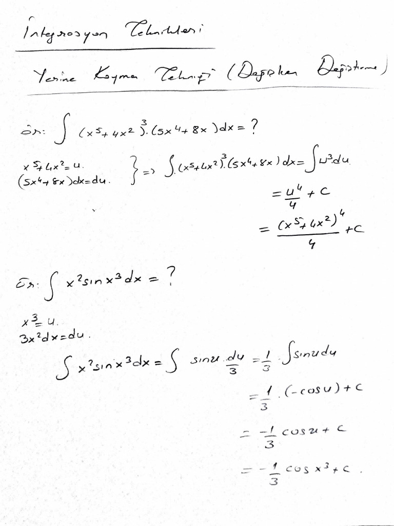 Integral 2 Çöz | PDF