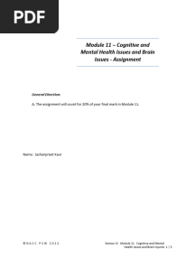 Assignment-I PSW Module 11