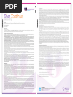 Prospecto de Anticonceptivos Divina 21 | PDF | Control de la natalidad ...