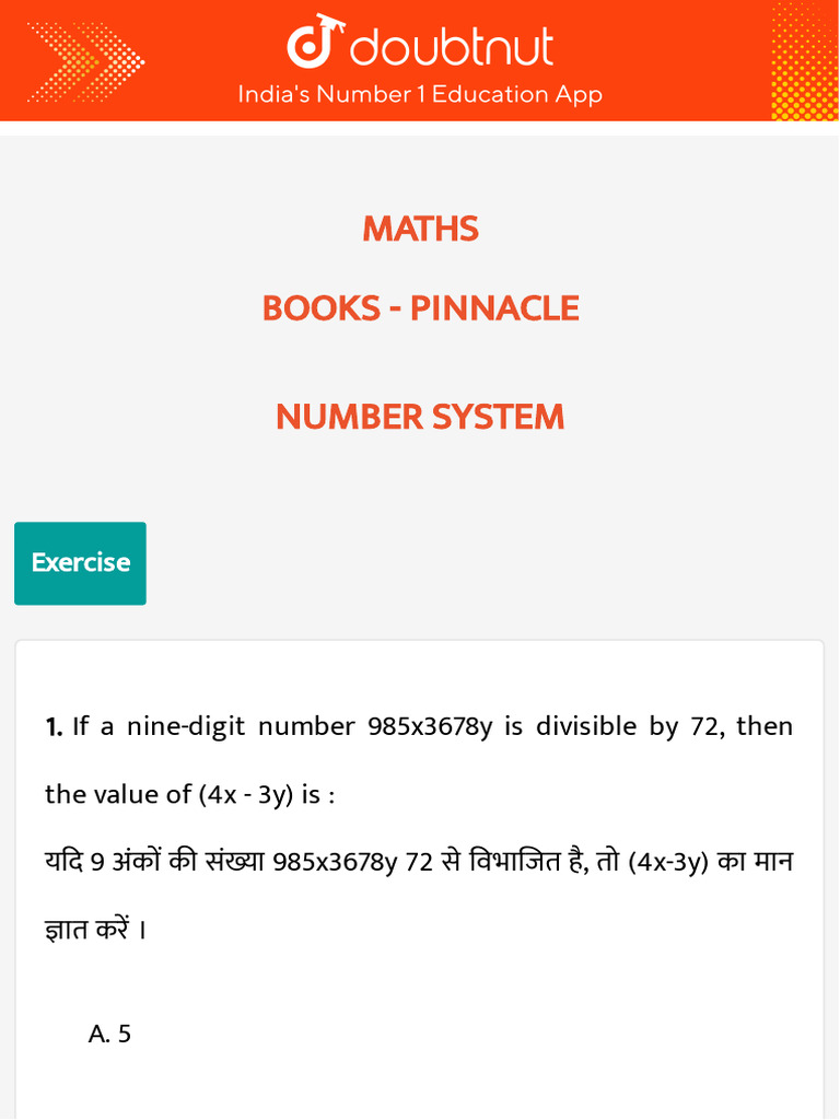 Books Doubtnut Question Bank | PDF