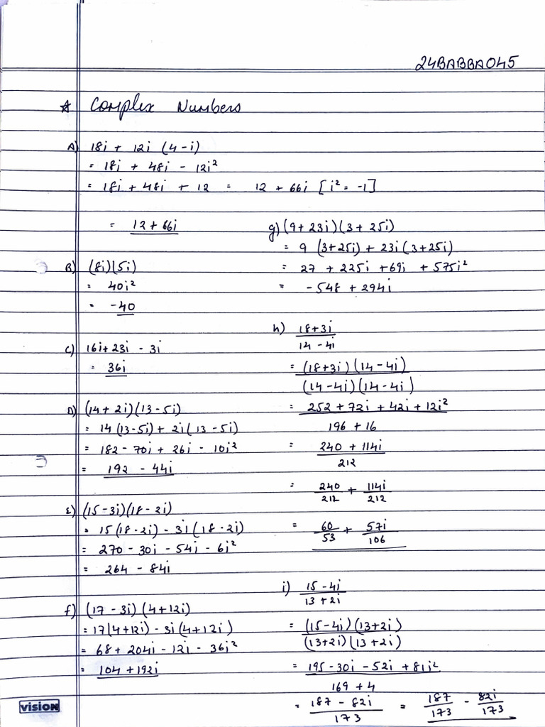 Basic Maths Assignment | PDF