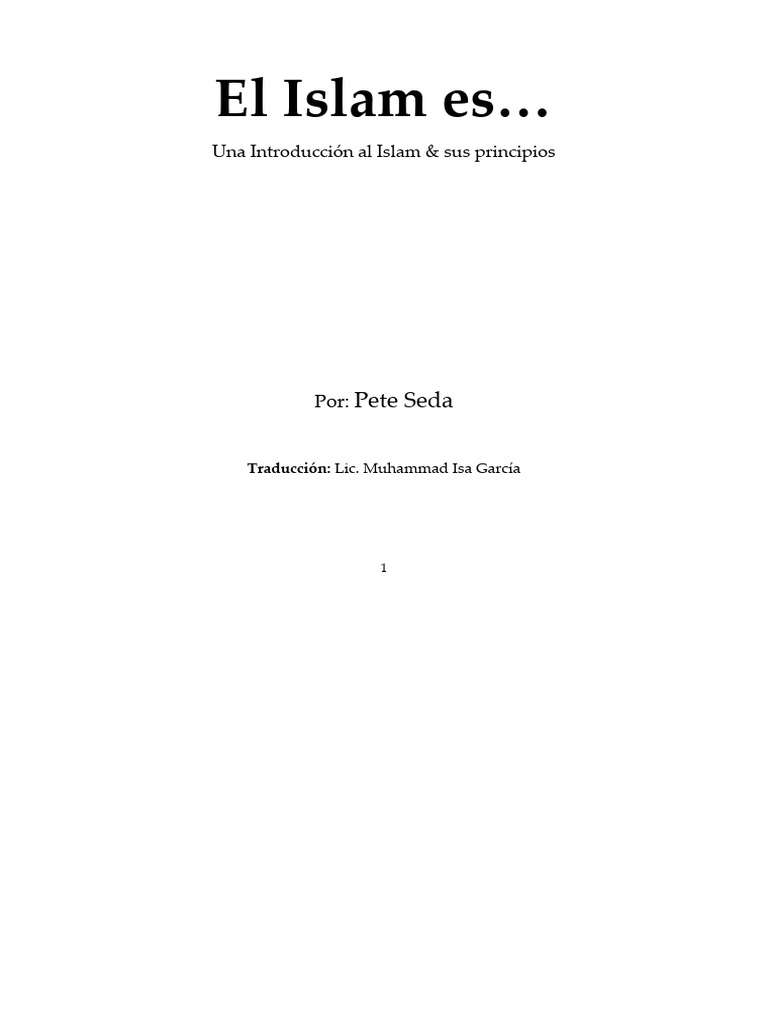 El Islam Es | PDF