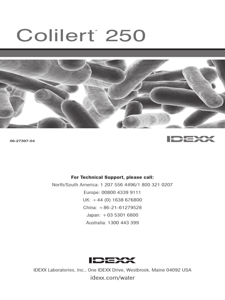 Test Colilert 250 pour E. coli et coliformes | PDF | Biologie | Organismes