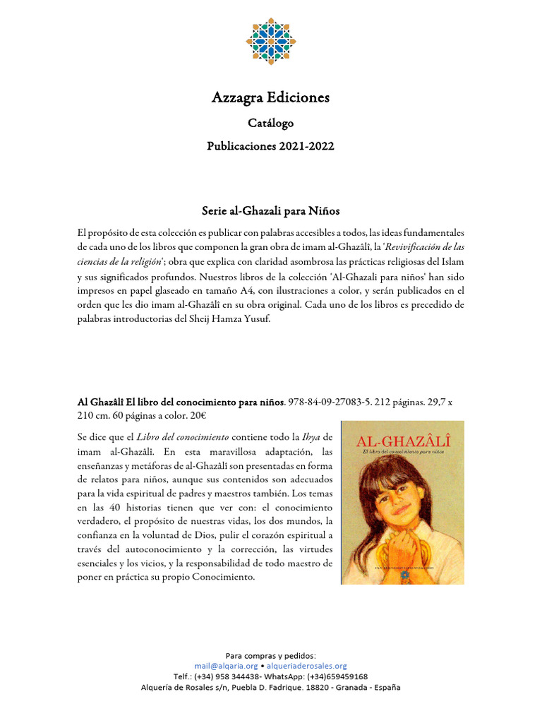 Azagra Catalogo 2022 Segundo Semestre 1 | PDF | Hadith | El sufismo