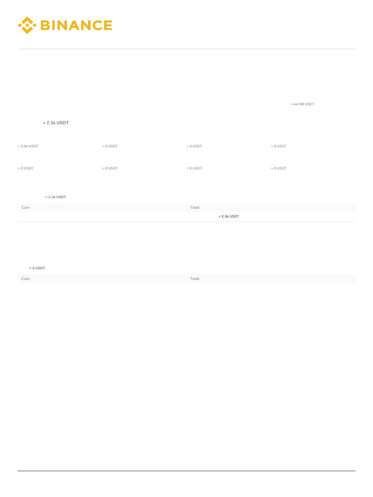 Binance Account Statement for Garrido Jairo | PDF | Bitcoin | Futures ...
