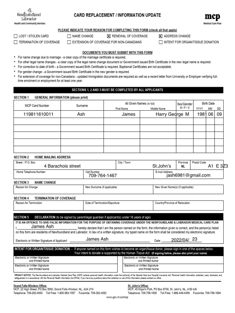 Medical Care Plan Document Overview | PDF