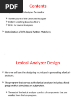 Lexical Analyzer Generator Design | PDF