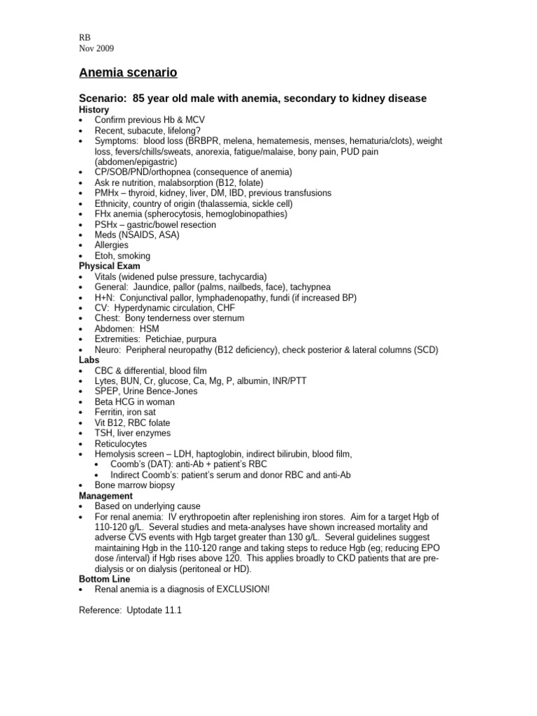 Anemia in CKD | PDF