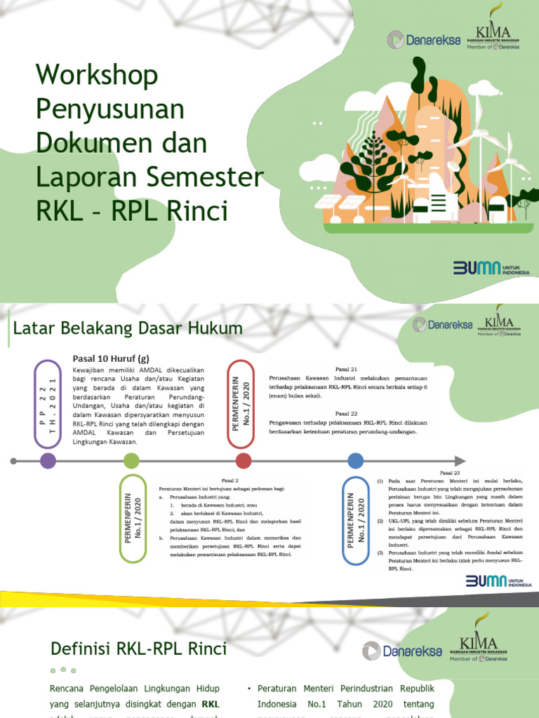 Panduan Penyusunan RKL-RPL Rinci | PDF