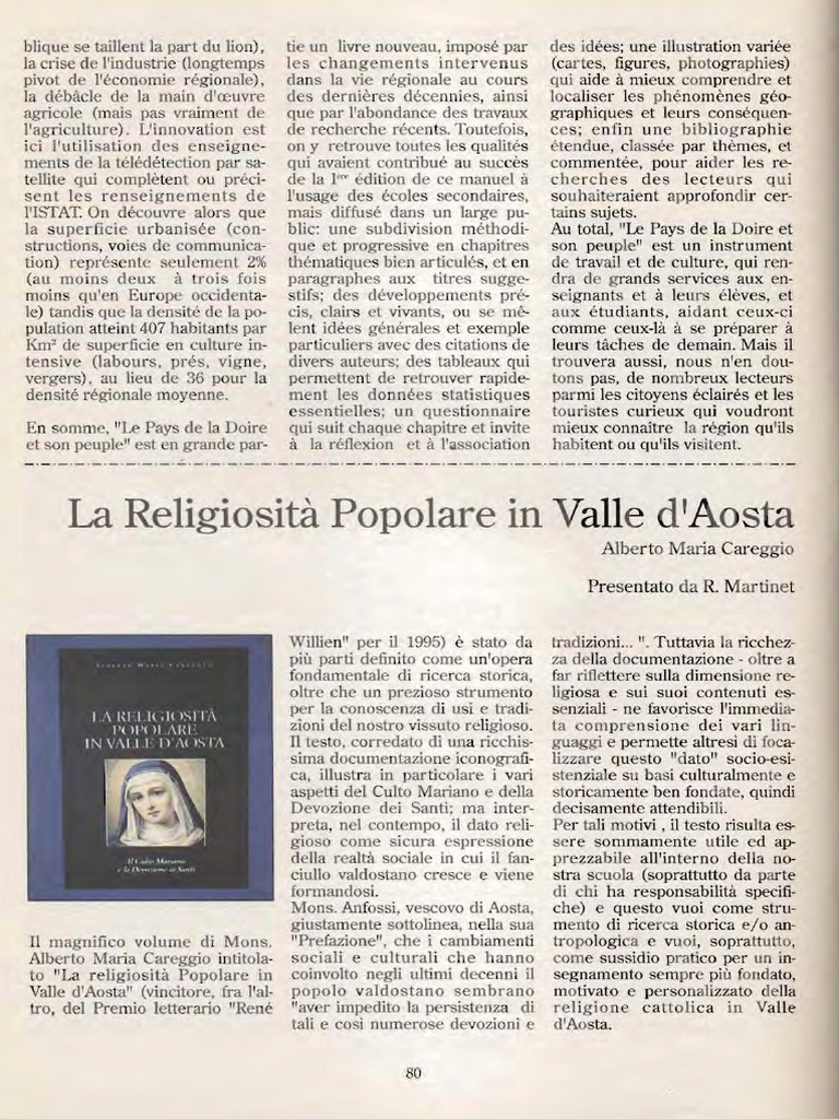 Le Pays de la Doire et son peuple | PDF