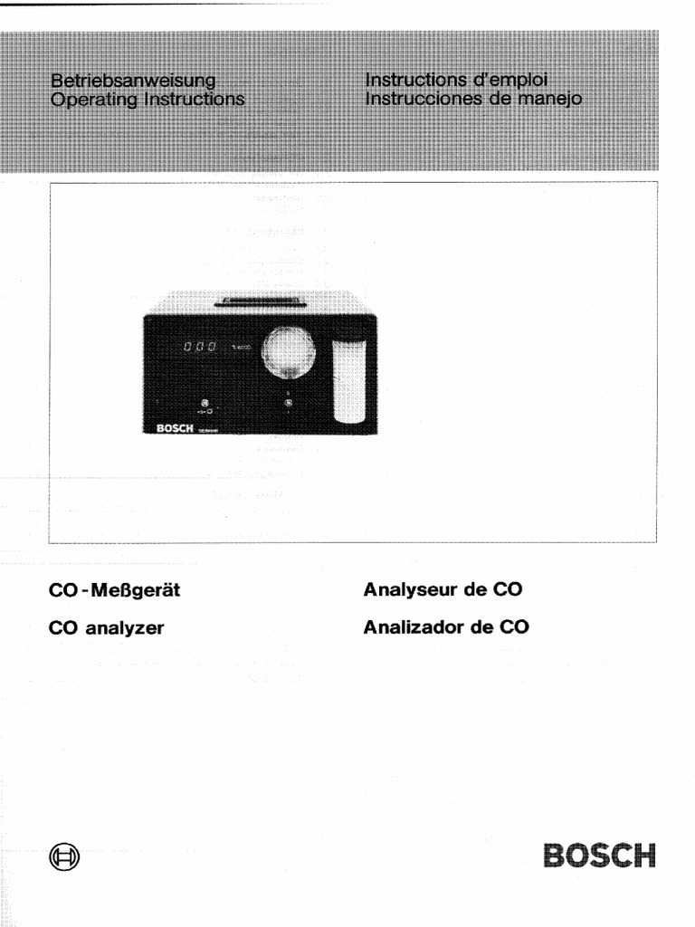 CO Tester Manual | PDF