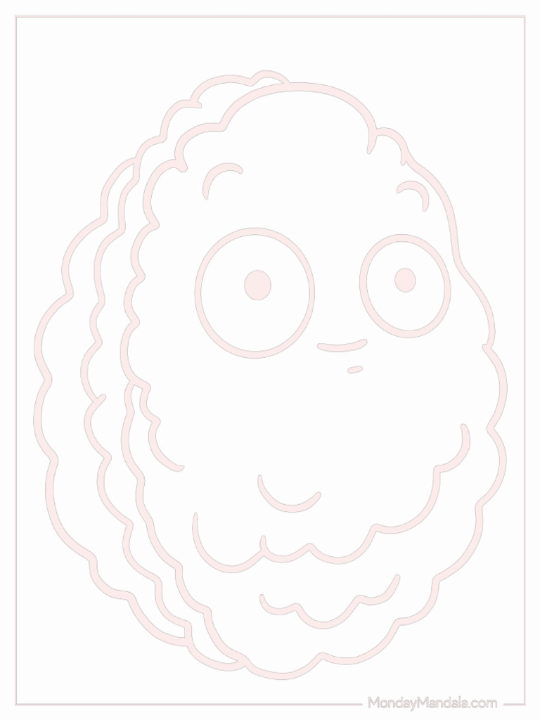 Simple Wall Nut Character To Color | PDF