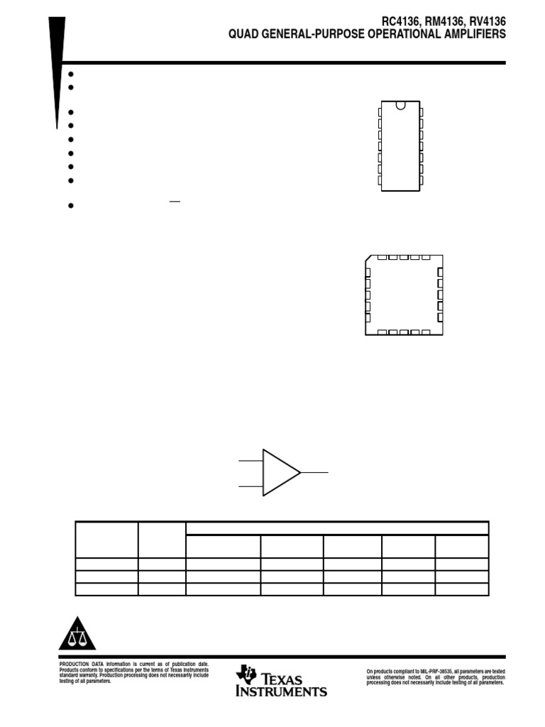 RC 4136 Cygnus | PDF | Amplifier | Electronics