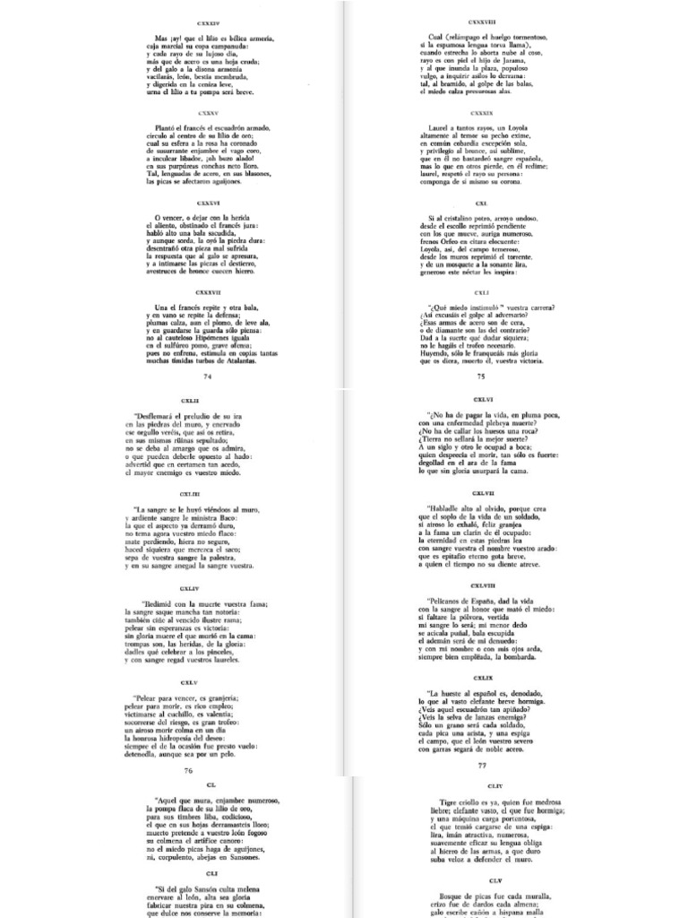 Del Poema Heroico | PDF