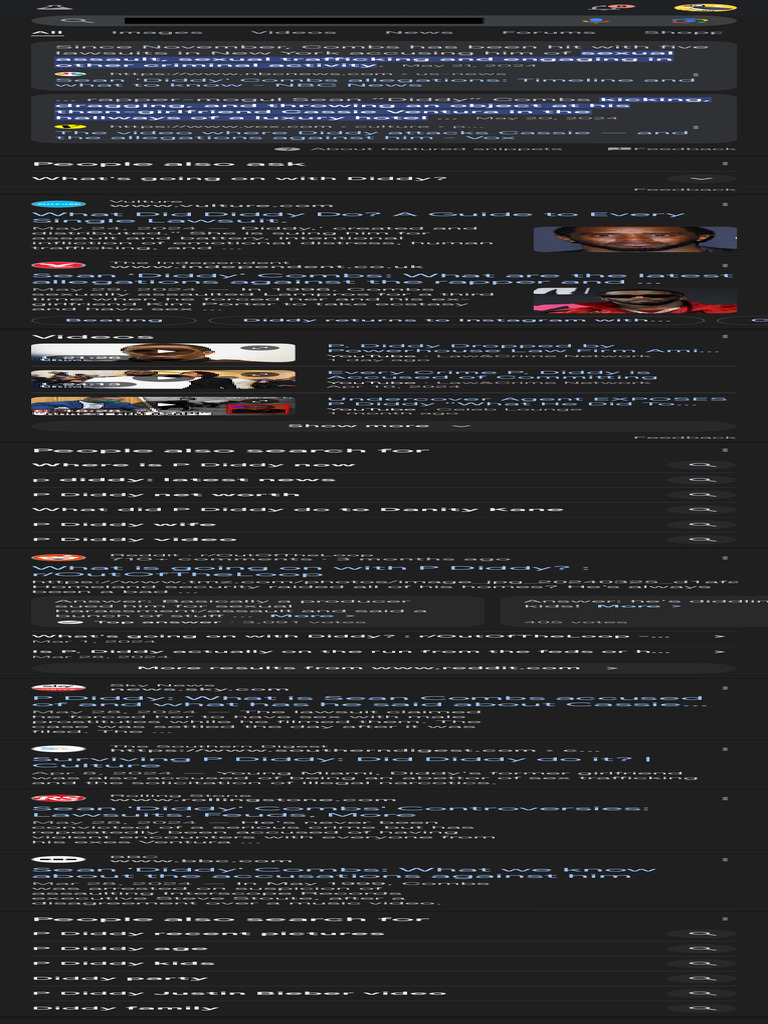 What Did P Diddy Do - Google Search | PDF | Misconduct | Crimes